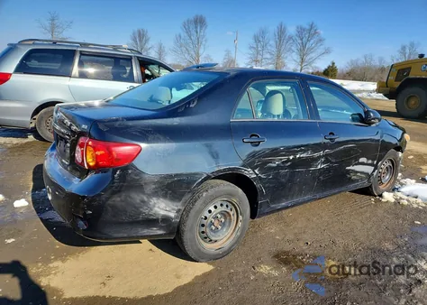2010 Toyota Corolla Base from USA, damaged, VIN 2T1BU4EE8AC318920